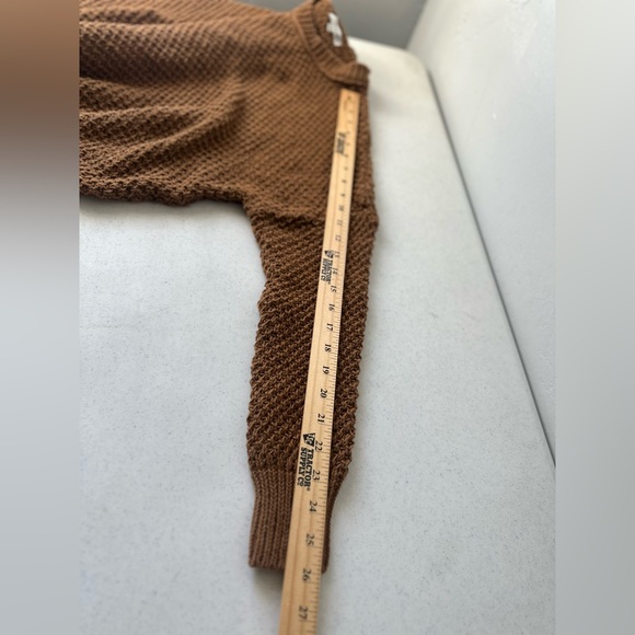 Madewell Knit V-neck Brown Sweater Womens Size Large - Picture 8 of 12